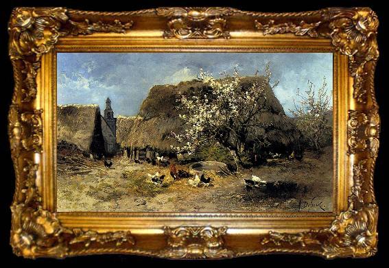 framed  Alexandre Defaux Canvas, ta009-2